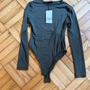 Dark green bodysuit